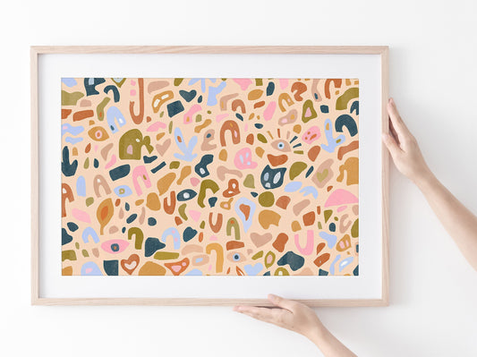 Abstract Terracotta Theme Fires Up Decor with Trendsetting Color and Style