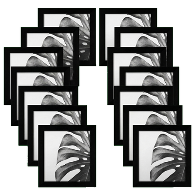 Gallery Wall Set — 5x5 / Black / 12 Pack