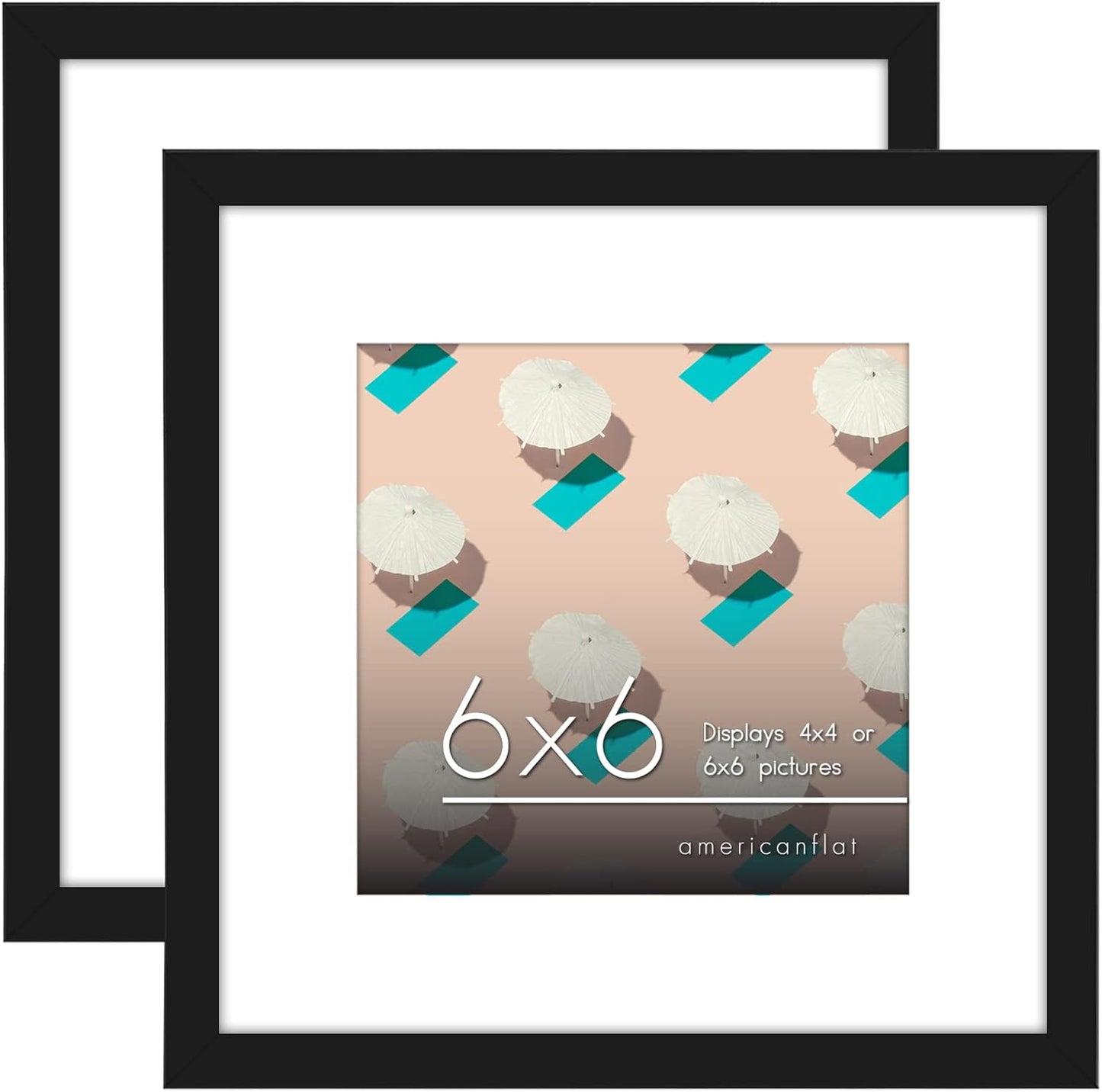 Picture Frame | Set of 2 | Slim Molding | Streamline Collection