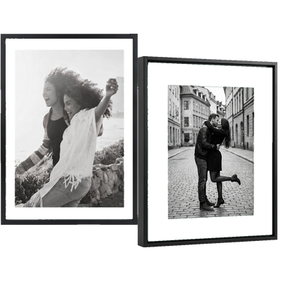 Brooklyn Float Unmatted Picture Frame — 11x14 / Black / 2 Pack