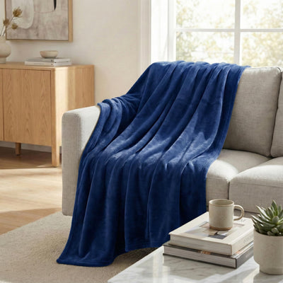 Throw Blanket | Fleece - 50x60 - Blue — Default Title