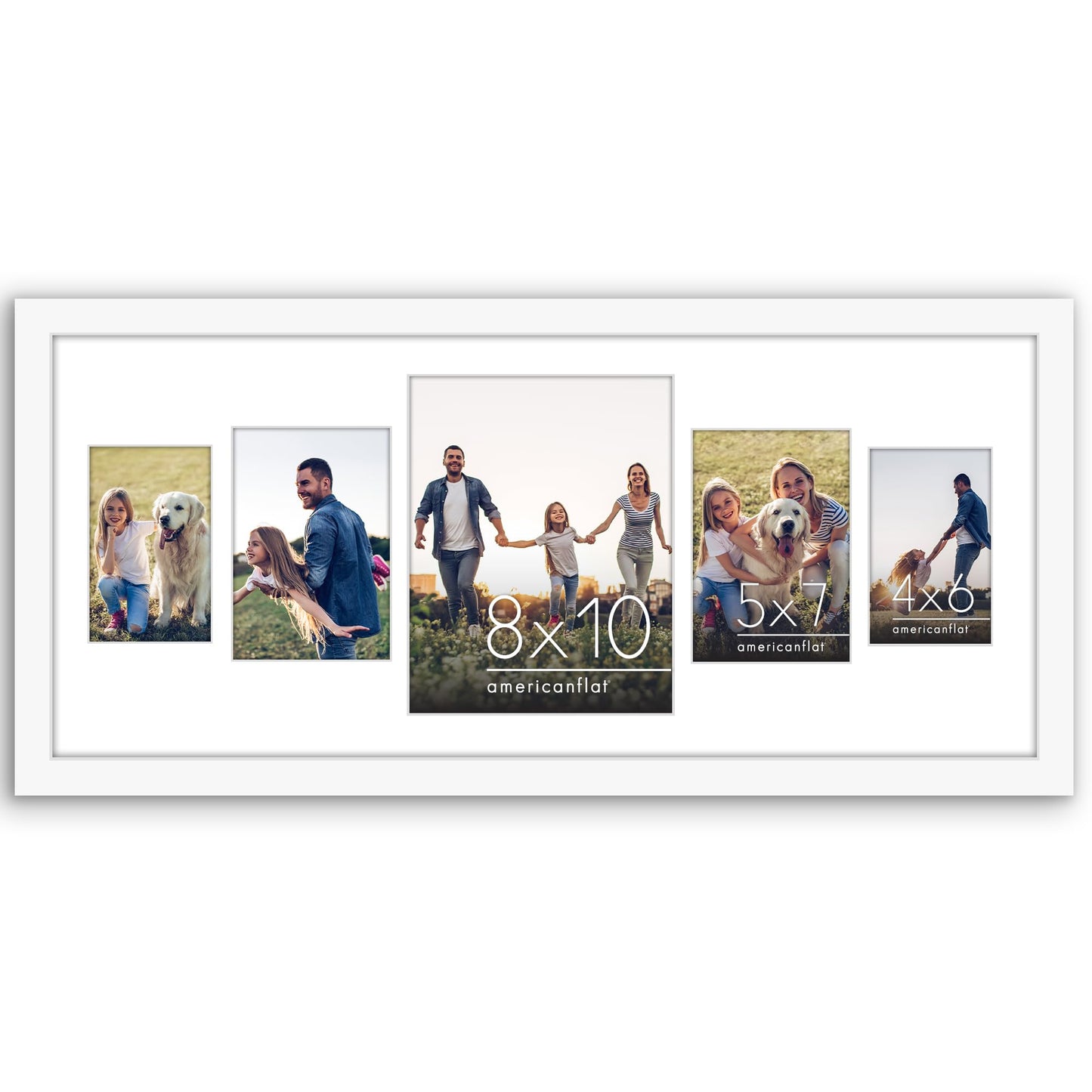 Signature Matted Engineered Wood Collage Frame