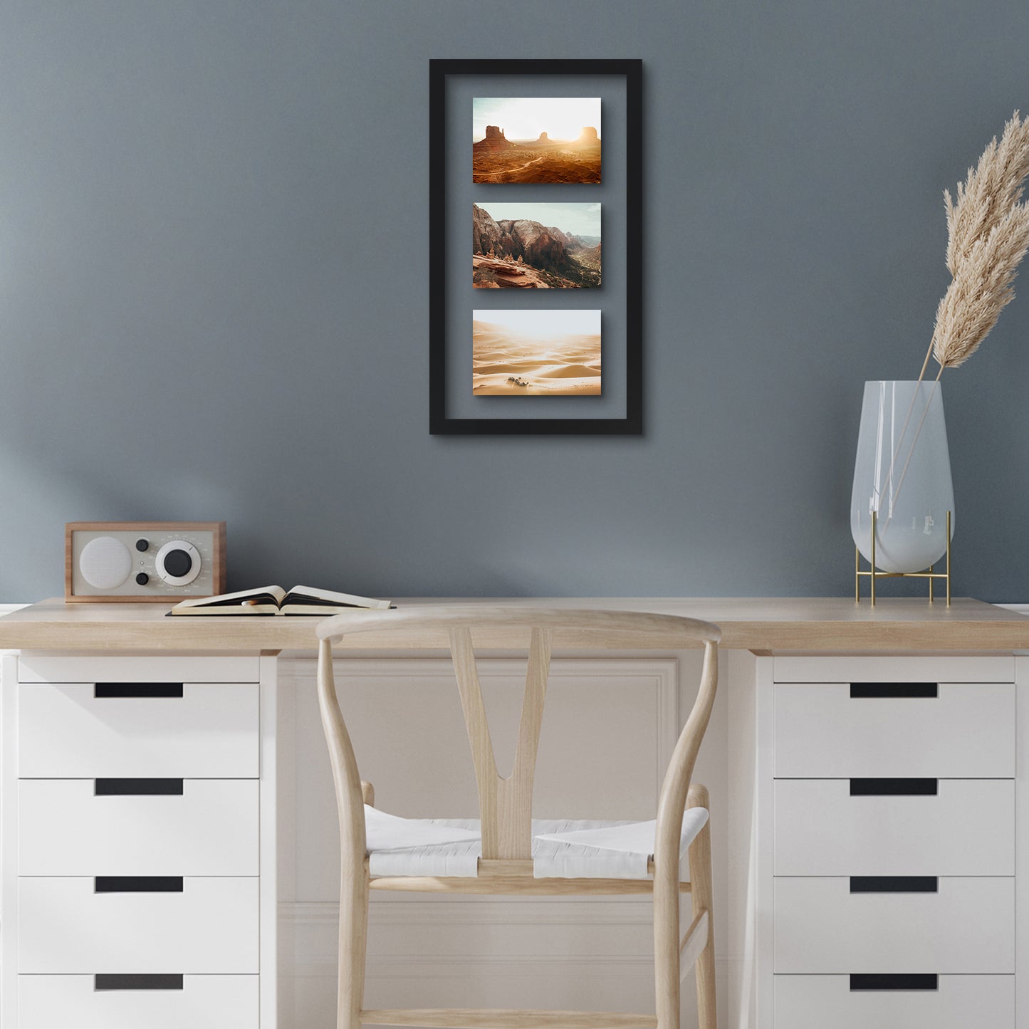 Collage Frame CFF0917BLK346 Floating Effect - Americanflat