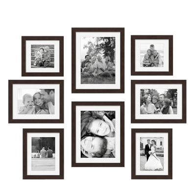 Signature Matted Picture Frame — Multi / Dark Oak / 10-Pack