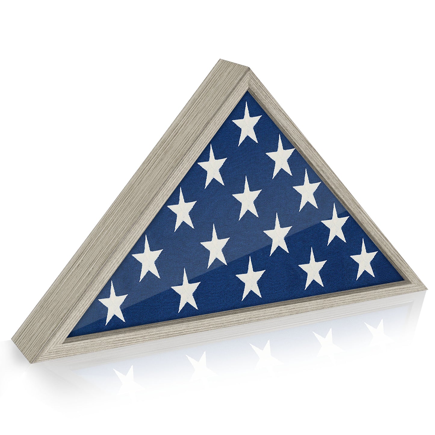 Burial Flag Display Case - Memorial Frame for Veterans