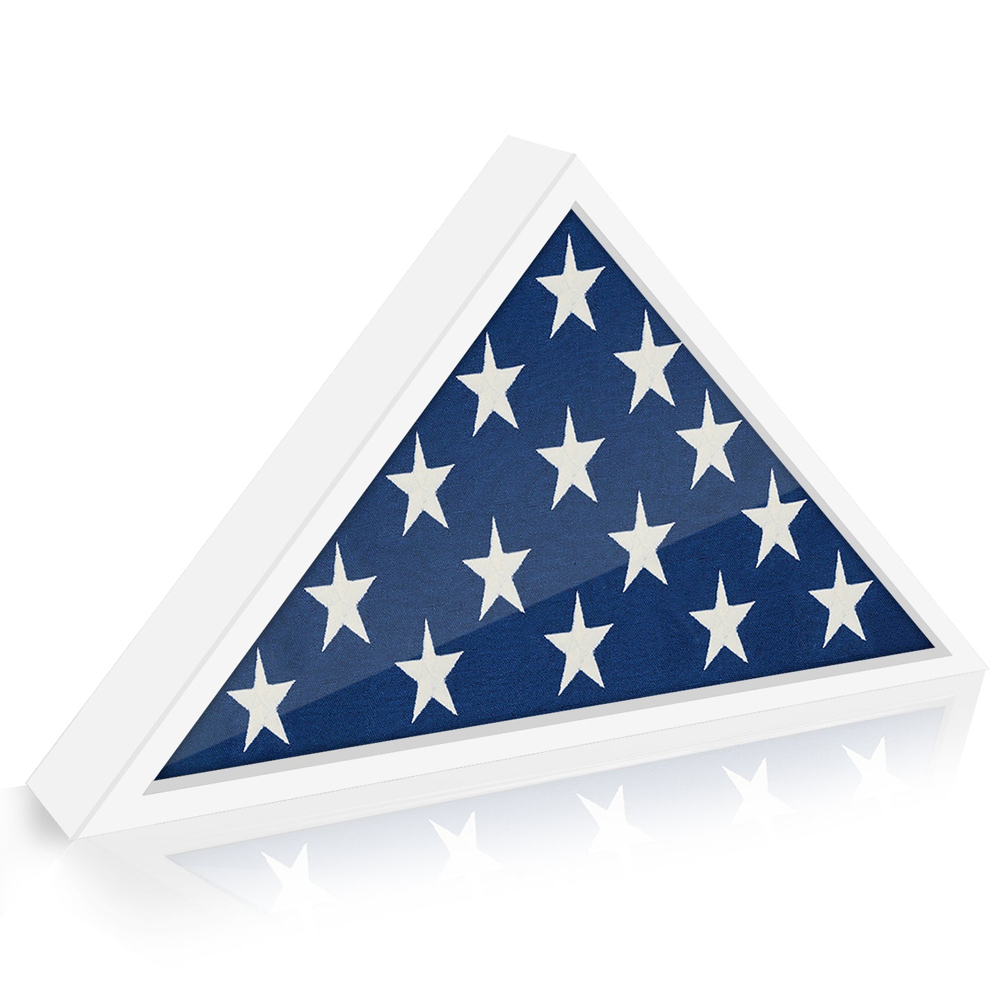 Burial Flag Display Case - Memorial Frame for Veterans