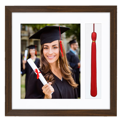 Legacy Unmatted Document Frame — 13x13 / Walnut / 1 Pack
