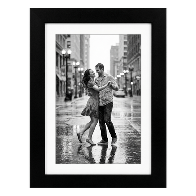 Soho Matted Picture Frame — 6x8 / Black / 5x7