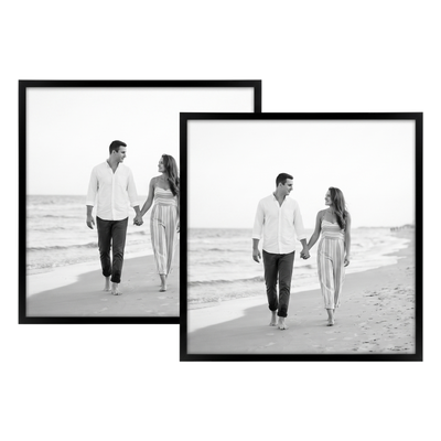Streamline Picture Frame — 4x4 / Black / 2 Pack