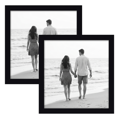 Streamline Picture Frame — 5x5 / Black / 2 Pack