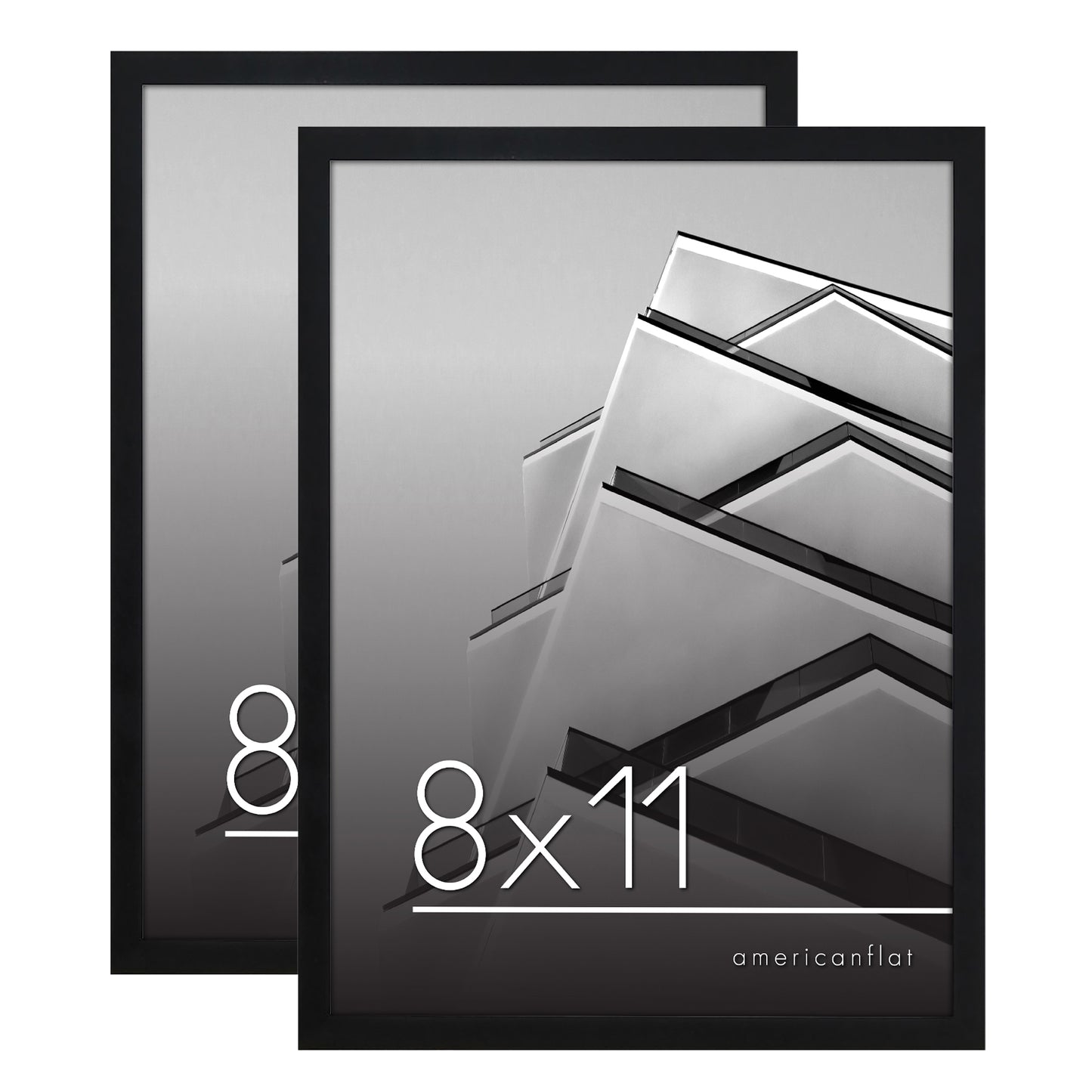 Picture Frame | Set of 2 | Slim Molding | Streamline Collection