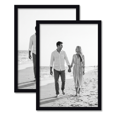 Streamline Picture Frame — 8x12 / Black / 2 Pack