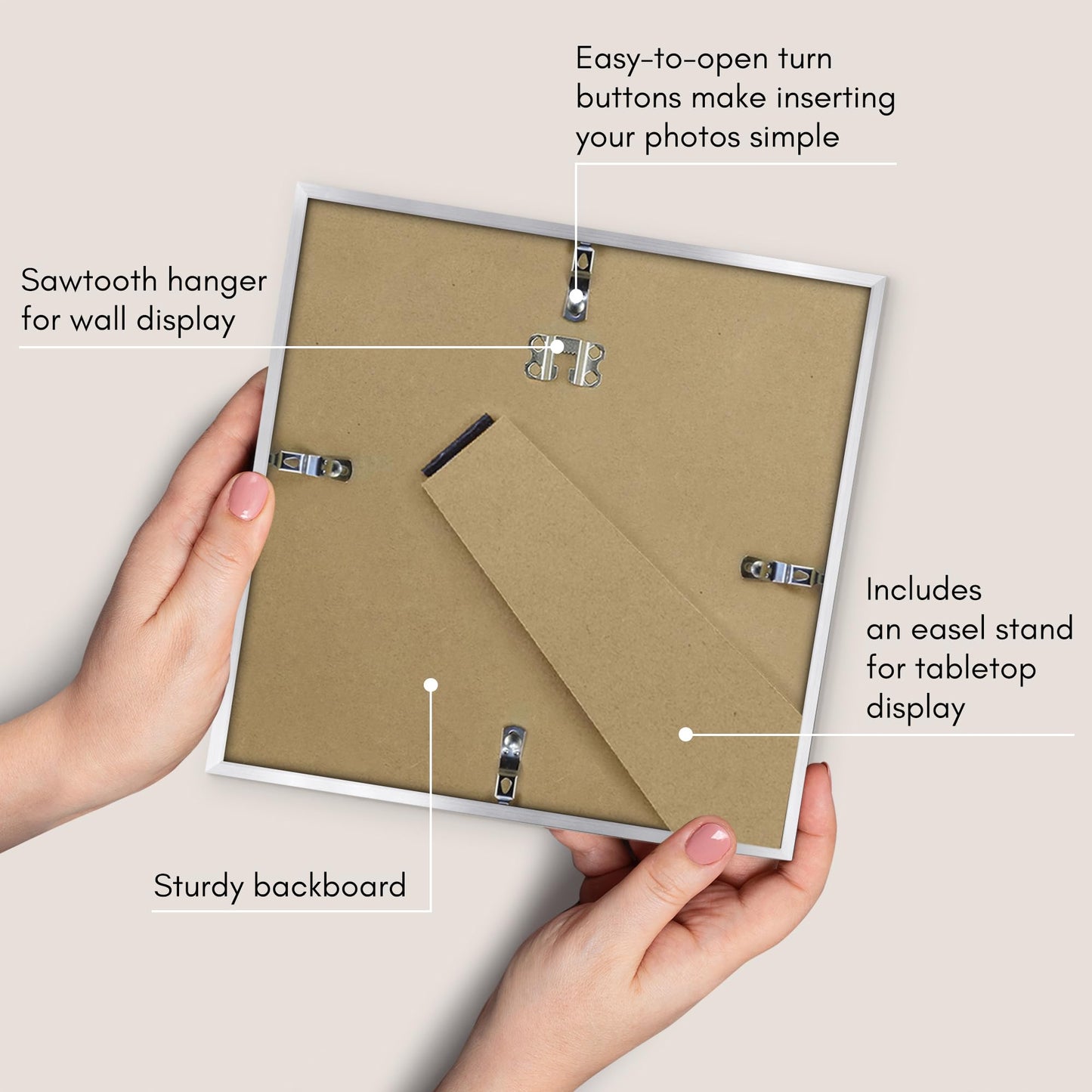 Streamline Picture Frame | PVC Shatter-Resistant β Americanflat