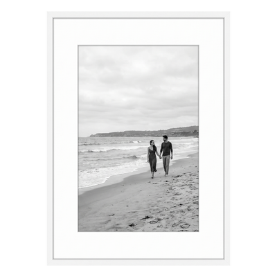 Streamline Matted Picture Frame — 12x16 with 8x12 Mat / White / 1 Pack
