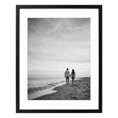 Streamline Matted Picture Frame — 13x16 with 10x13 Mat / Black / 1 Pack