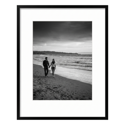 Streamline Matted Picture Frame — 16x20 with 11x14 Mat / Black / 1 Pack