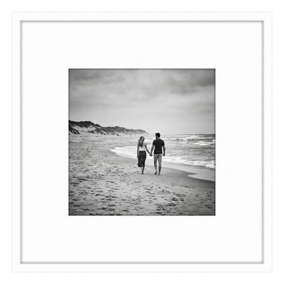 Streamline Matted Picture Frame — 18x18 with 8.5x11 Mat / White / 1 Pack