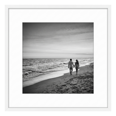 Streamline Matted Picture Frame — 20x20 with 8x10 Mat / White / 1 Pack