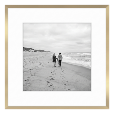 Streamline Matted Picture Frame — 24x24 with 11x14 Mat / Gold / 1 Pack