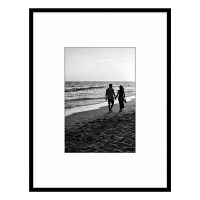Streamline Matted Picture Frame — 24x30 with 13x19 Mat / Black / 1 Pack