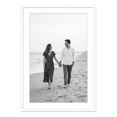 Streamline Matted Picture Frame — 28x40 with 24x36 Mat / White / 1 Pack