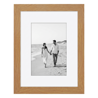 Signature Matted Picture Frame — 8x10 / Oak / 1-Pack