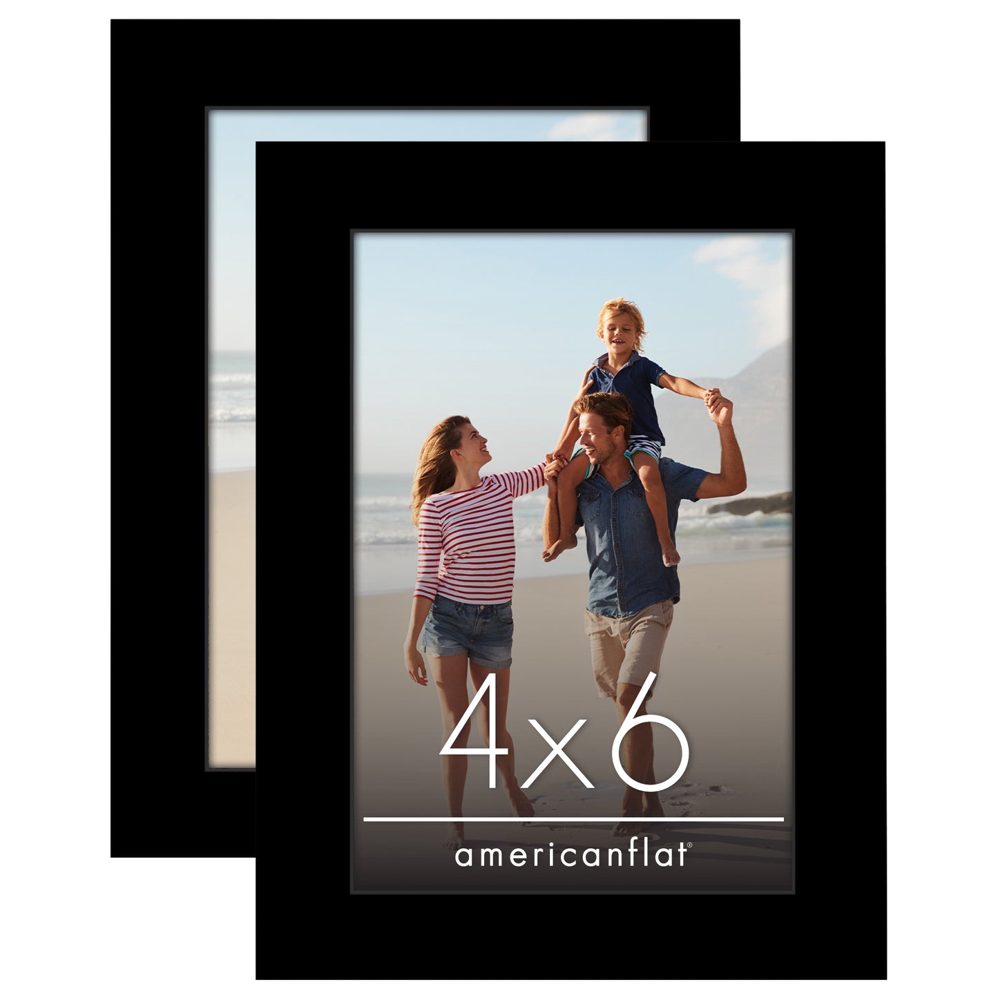 Picture Frame 2 Pack | Gallery Wall Decor | Protective Glass | Modern Style