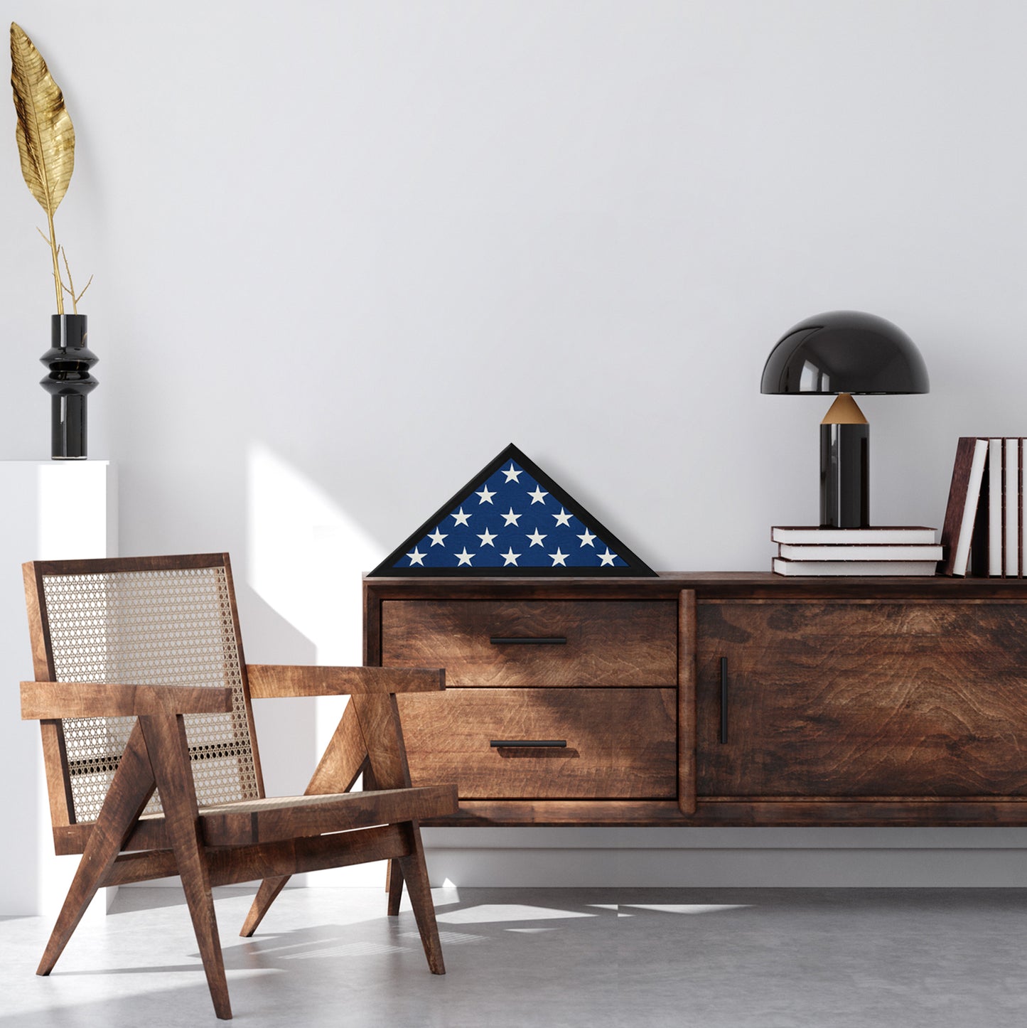 Flag Display Case | Memorial Service | Veteran Burial | Commemorative Shadow Box
