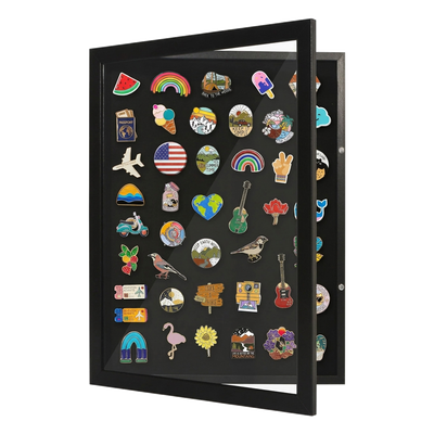 Silhouette Pin Display Case — 14x18 / Black