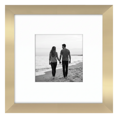 Signature Matted Picture Frame — 8x8 / Gold / 1-Pack