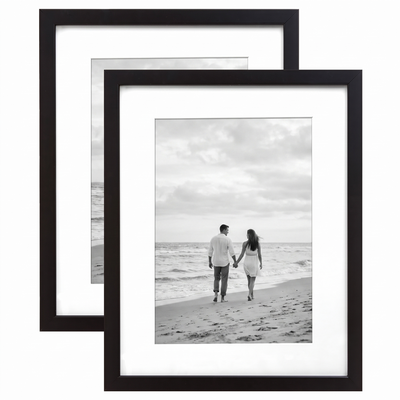 Signature Matted Picture Frame — 9x12 / Black / 2-Pack