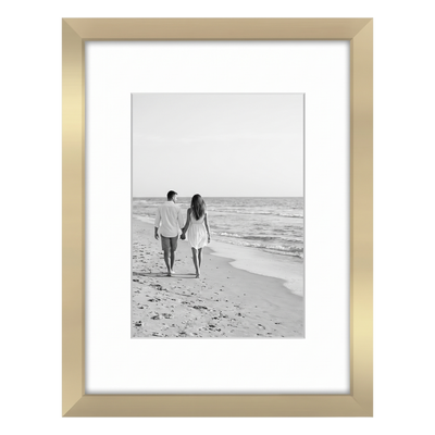Signature Matted Picture Frame — 11x14 with 5x7 mat / Gold / 1-Pack