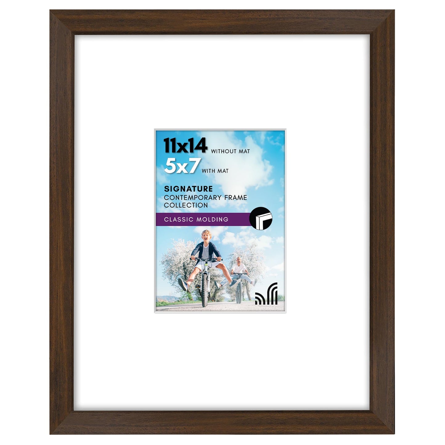 Picture Frame | Americanflat | Engineered Wood | Shatter-Resistant Glass | Wall