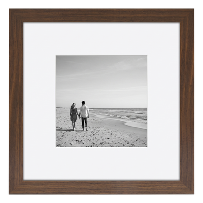 Signature Matted Picture Frame — 14x14 / Walnut / 1-Pack