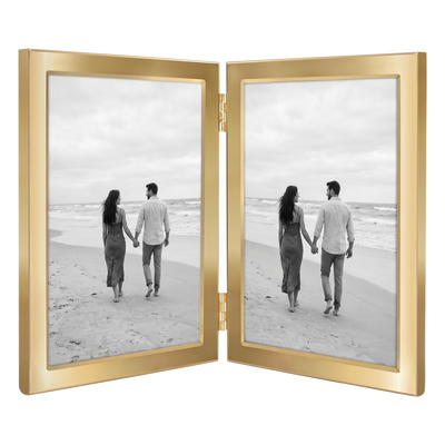 Memento Picture Frame — 5x7 / Gold / Wide border