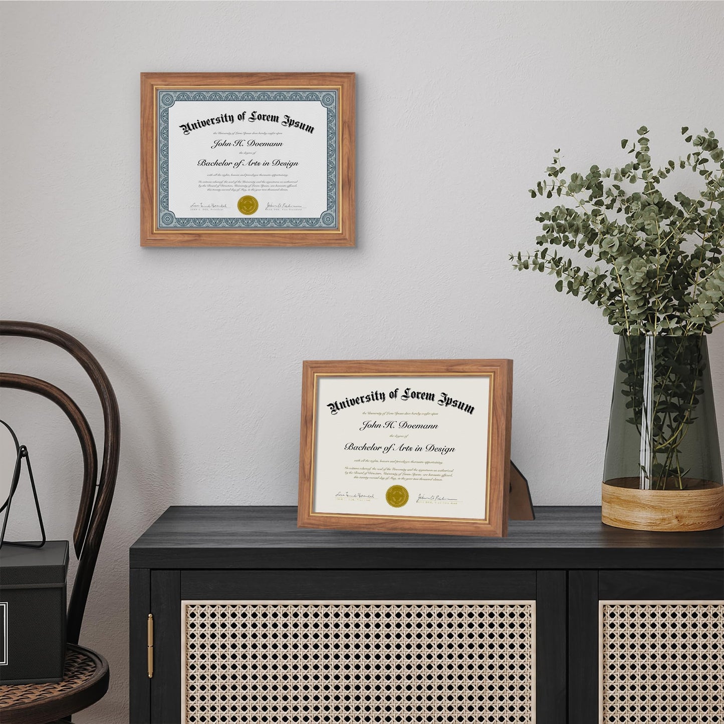 Legacy Unmatted Document Frame