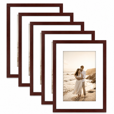 Galleria Matted Picture Frame — 11x15 / Mahogany / 5 Pack