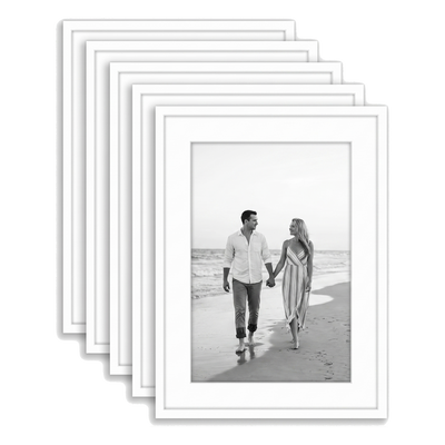 Galleria Matted Picture Frame — 16x22 / White / 5 Pack