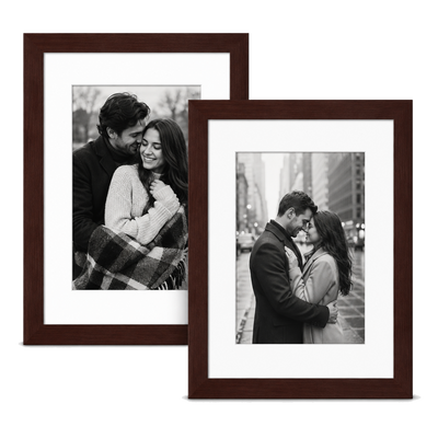 Galleria Matted Picture Frame — 17x23 with 13x19 mat / Mahogany / 2 Pack