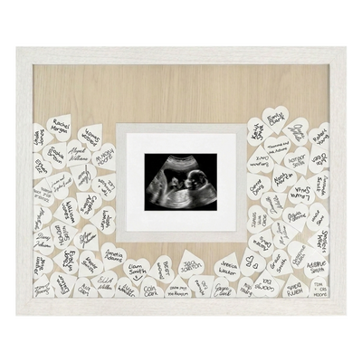 Silhouette Guest Book Shadow Box — 12x16 / White