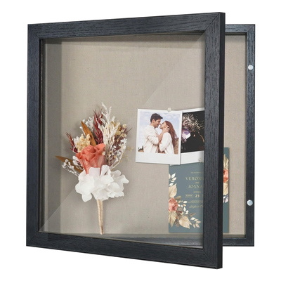 Silhouette Unmatted Keepsake Shadow Box — 11x11 / Black