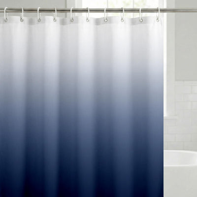 Shower Curtain 71x74, Water-Resistant, Hooks - Americanflat — 71x74 / Blue Ombre