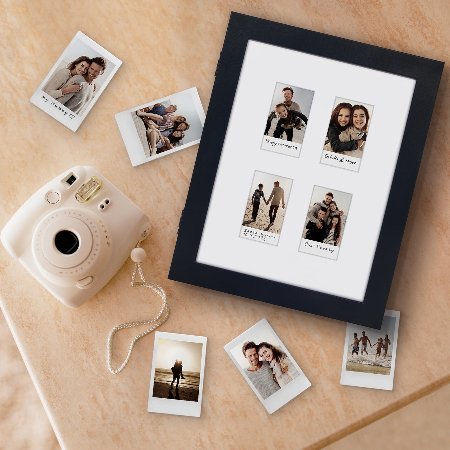 Black | Storage Photo Frame | Quick-Change Front-Loading β Americanflat