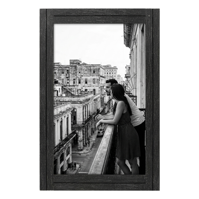 Hampton Picture Frame — 12x18 / Charcoal Black
