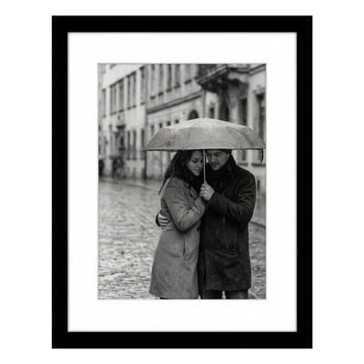 Epic Matted Poster Frame — 16x20 / Black / 12x16