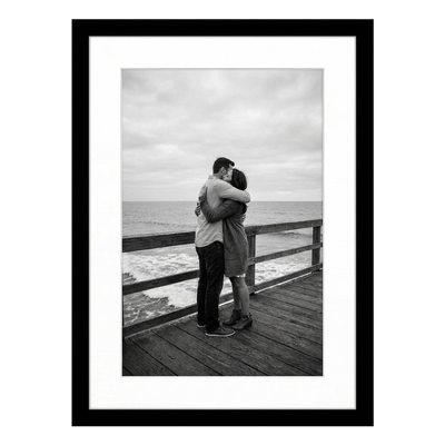 Epic Matted Poster Frame — 16x22 / Black / 12x18