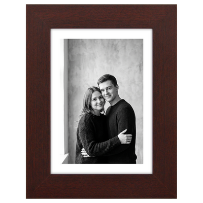 Hudson Picture Frame — 5x7 / Mahogany / 4x6
