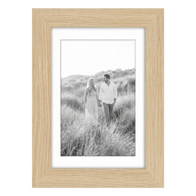 Hudson Picture Frame — 5x7 / Natural Oak / 4x6