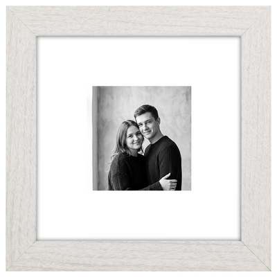 Hudson Picture Frame — 8x8 / White / 4x4