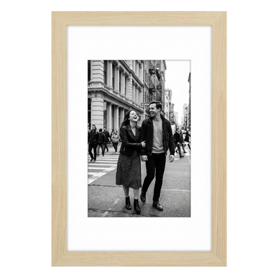 Hudson Picture Frame — 11x17 / Natural Oak / 8x12